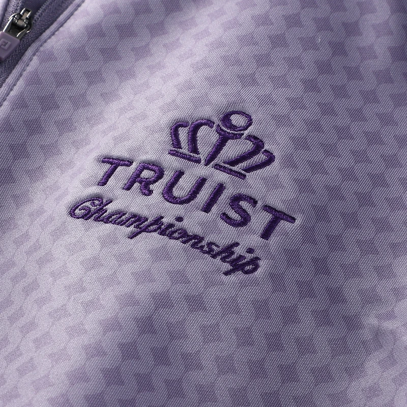 Women's FootJoy  Purple Truist Championship Sun Protection Quarter-Zip Pullover