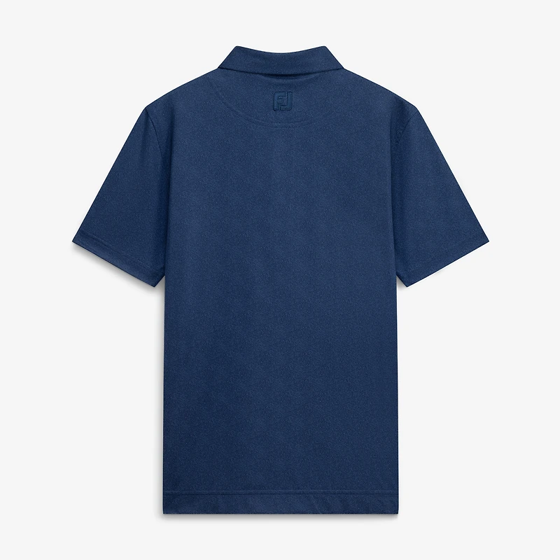 Youth FootJoy  Navy Truist Championship Speckle Print ProDry Polo