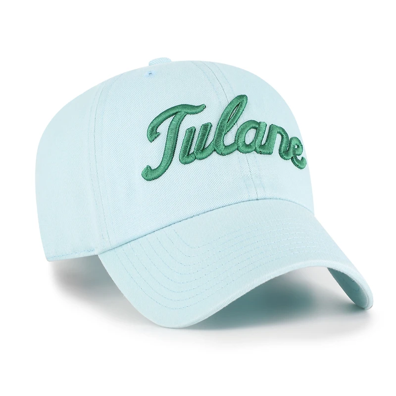 Men's '47 Powder Blue Tulane Green Wave Vault Clean Up Adjustable Hat