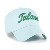 Men's '47 Powder Blue Tulane Green Wave Vault Clean Up Adjustable Hat