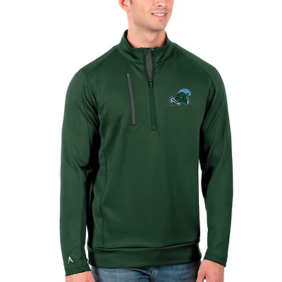 Veste demi-zippée Wave Generation pour homme, vert Antigua/anthracite, Tulane Green