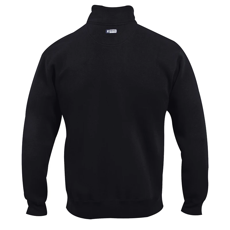 Sweat-shirt zippé en coton noir Tulane Green Wave pour homme