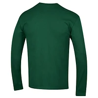 Men's Champion  Green Tulane Wave Basic Arch Long Sleeve T-Shirt