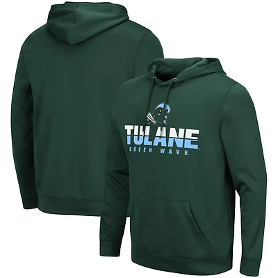 Chandail à capuchon Colosseum Green Tulane Wave Lantern pour hommes