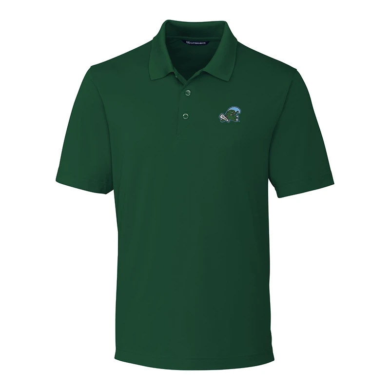 Polo extensible Forge pour homme Cutter & Buck Green Tulane Wave Big Tall