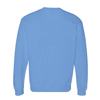 Men's  Light Blue Tulane Green Wave Holiday Fleece Crewneck Sweatshirt