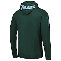 Sweat à capuche classique Pro Standard Green Tulane Wave pour homme