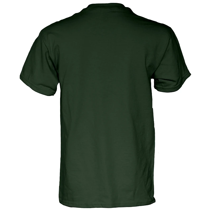T-shirt unisexe bleu 84 vert Tulane Green Wave 2025, vestiaire des champions de football américain
