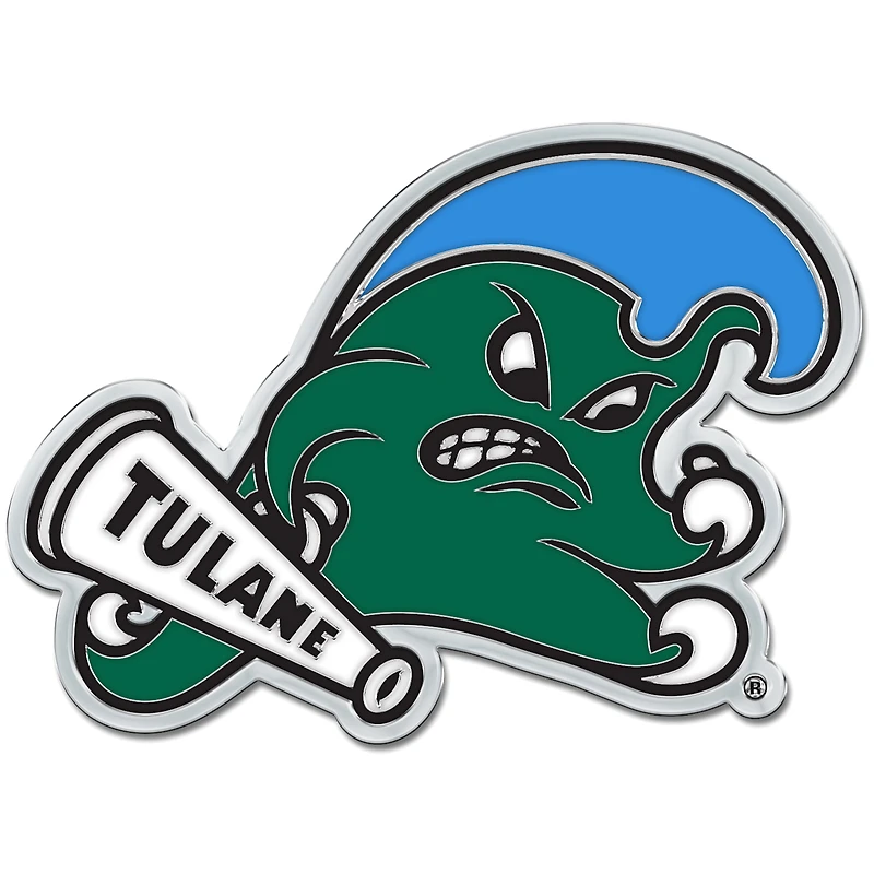 Emblème automatique chromé WinCraft Tulane Green Wave