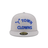 Casquette ajustée 59FIFTY grise Tulsa Drillers Theme Nights de New Era pour homme