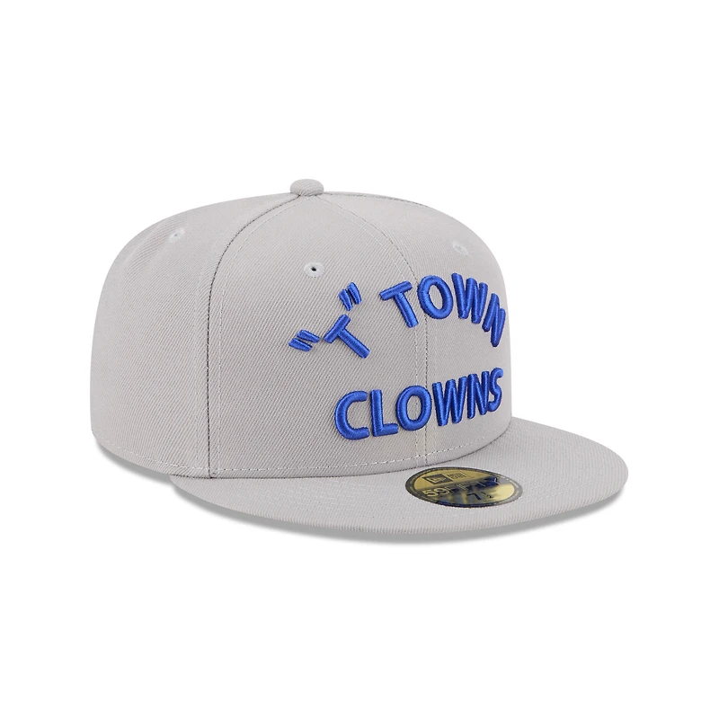 Casquette ajustée 59FIFTY grise Tulsa Drillers Theme Nights de New Era pour homme