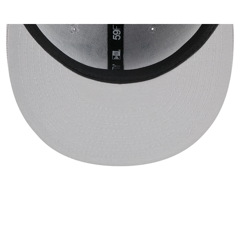 Casquette ajustée 59FIFTY grise Tulsa Drillers Theme Nights de New Era pour homme