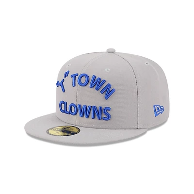 Casquette ajustée 59FIFTY grise Tulsa Drillers Theme Nights de New Era pour homme