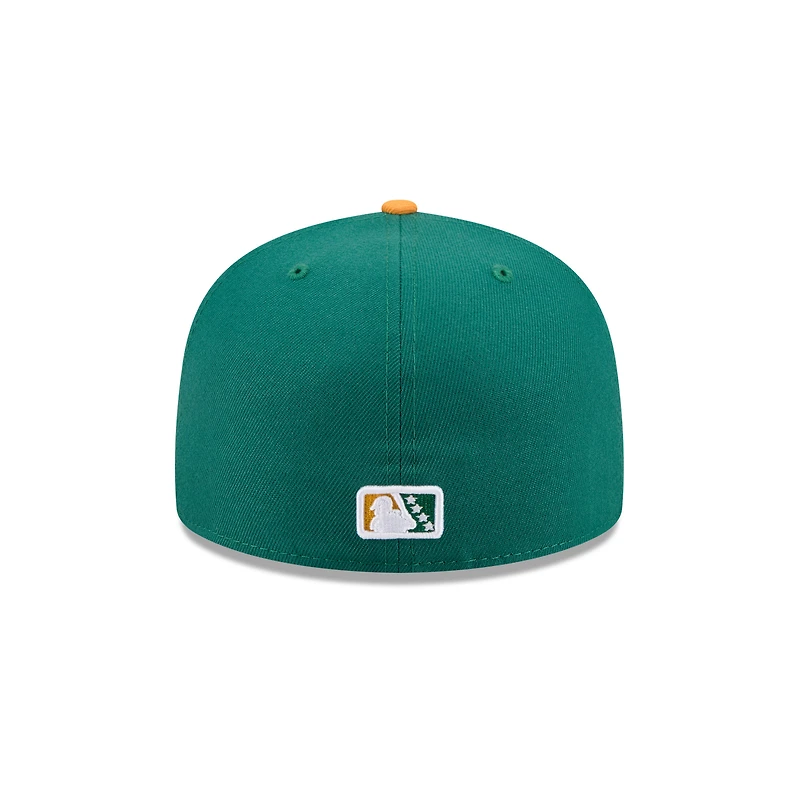 Casquette ajustée 59FIFTY verte Tulsa Drillers Theme Nights de New Era pour homme
