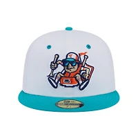 Men's New Era  White Tulsa Drillers Theme Nights 59FIFTY Fitted Hat