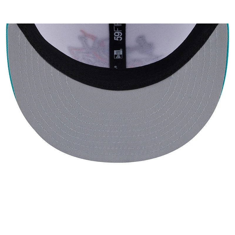 Men's New Era  White Tulsa Drillers Theme Nights 59FIFTY Fitted Hat