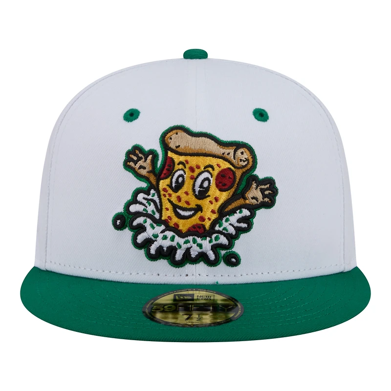 Men's New Era  Gray/Green Tulsa Drillers Minor League Theme Nights 59FIFTY Fitted Hat
