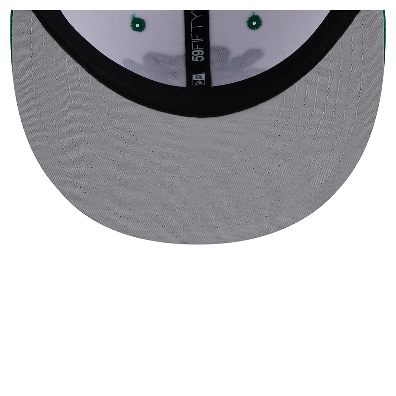 Men's New Era  Gray/Green Tulsa Drillers Minor League Theme Nights 59FIFTY Fitted Hat