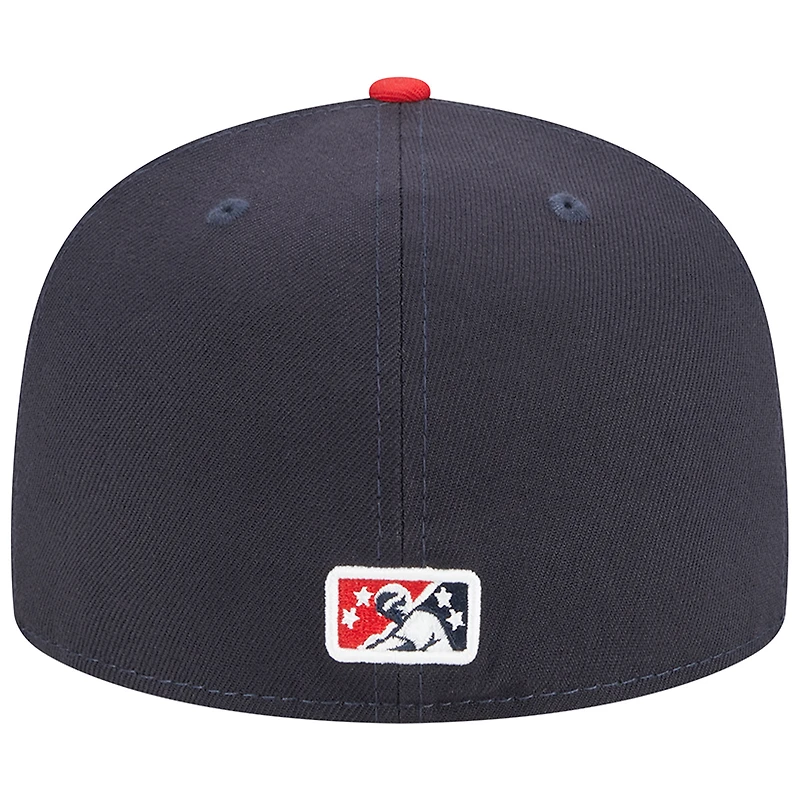 Casquette ajustée 59FIFTY Tulsa Drillers Theme Nights Sound bleu marine New Era pour homme