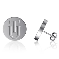 Dayna Designs Tuskegee Golden Tigers Team Logo Silver Post Earrings