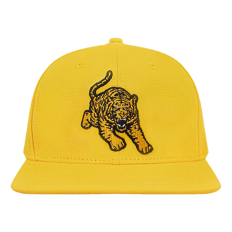 Men's Pro Standard Gold Tuskegee Golden Tigers Mascot Logo Snapback Hat
