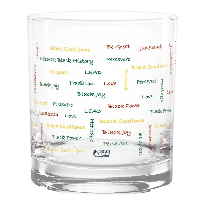 Tigres dorés de Tuskegee 14oz. Verre à roches du Mois de l’histoire des Noirs