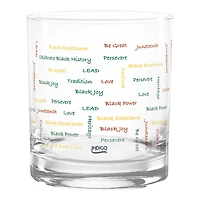 Tigres dorés de Tuskegee 14oz. Verre à roches du Mois de l’histoire des Noirs