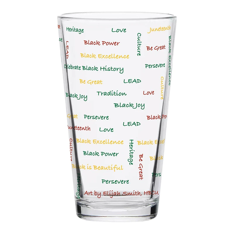 Tigres dorés de Tuskegee 16oz. Verre à pinte