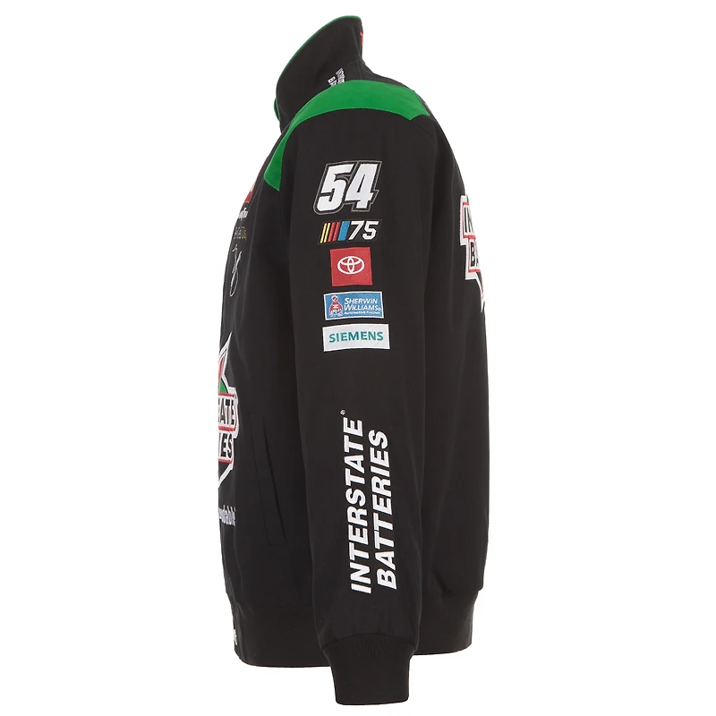 Veste Ty Gibbs Interstate Batteries en sergé pour homme JH Design noire