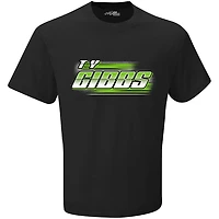 T-shirt noir Ty Gibbs Interstate Batteries Dominator pour homme de la collection Joe Racing Team