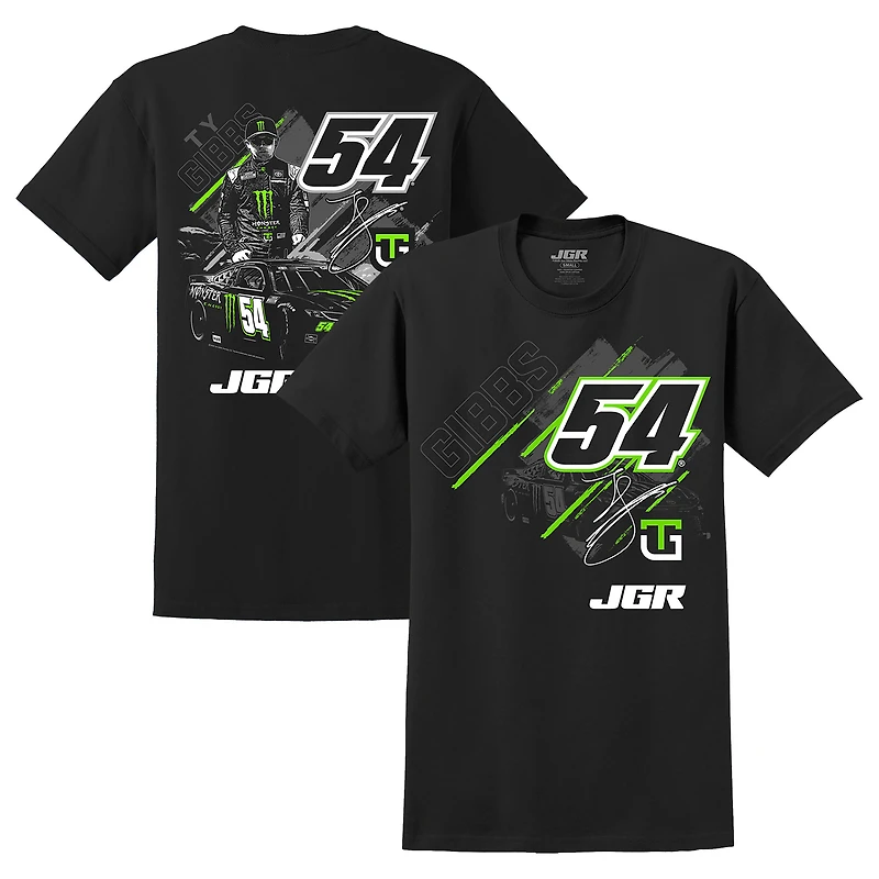 Men's Joe Gibbs Racing Team Collection Heather Gray Ty Saia Car T-Shirt