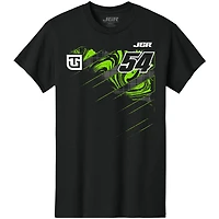 T-shirt noir pour homme de la collection Joe Gibbs Racing Team, Ty Monster Energy Car