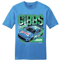 T-shirt Sonic pour homme de la collection Joe Gibbs Racing Team, couleur chiné royal