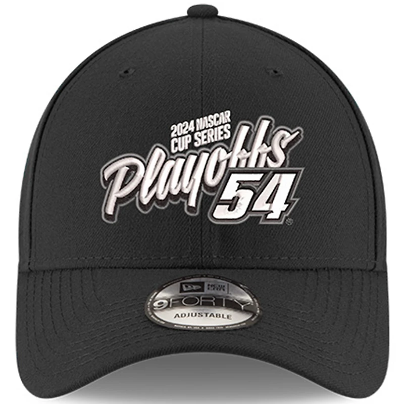 Casquette ajustable 9FORTY Ty Gibbs 2024 NASCAR Cup Series Playoffs pour homme New Era noire