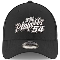 Casquette ajustable 9FORTY Ty Gibbs 2024 NASCAR Cup Series Playoffs pour homme New Era noire