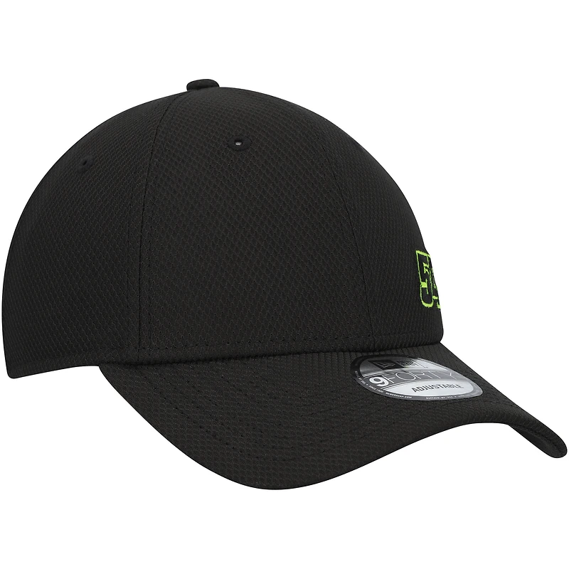 Men's New Era Black Ty Gibbs Flawless 9FORTY Snapback Hat