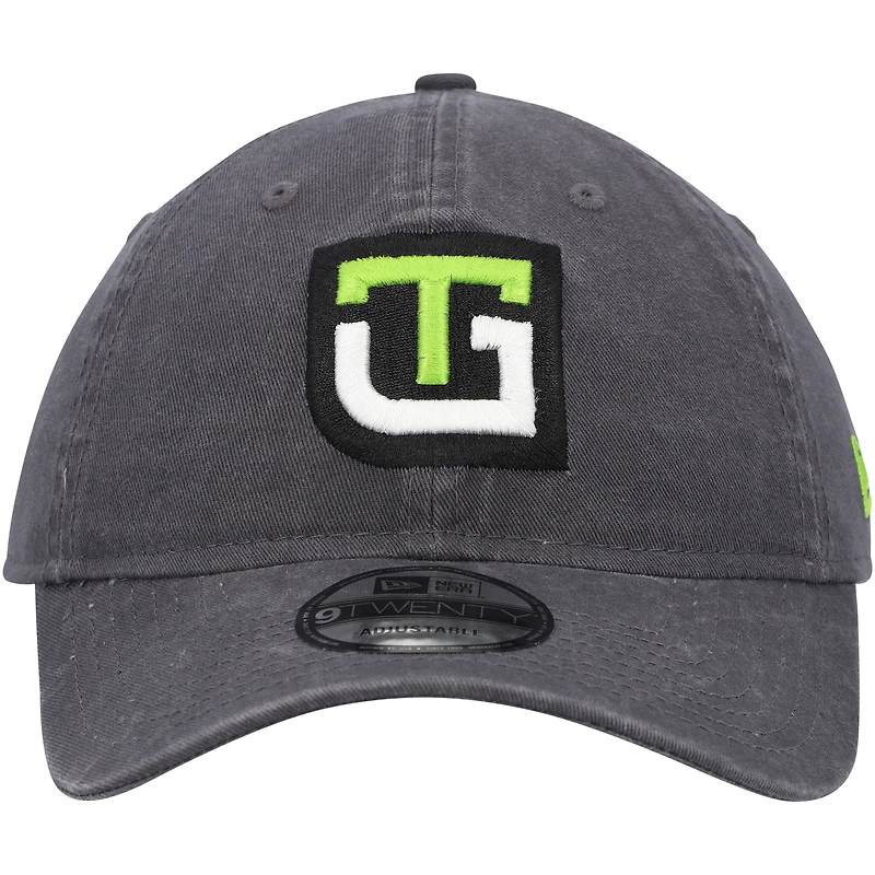 Men's New Era Graphite Ty Gibbs Enzyme Washed 9TWENTY Adjustable Hat