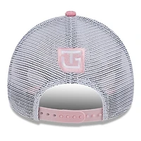 Casquette réglable rose Ty Gibbs 9FORTY A-Frame Trucker Paisley New Era pour hommes