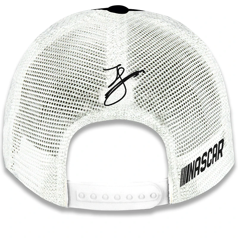 Unisex Checkered Flag Sports Black Ty Gibbs Interstate Batteries Sponsor Trucker Adjustable Hat