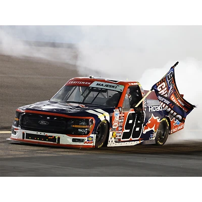Action Racing Ty Majeski #98 Road Ranger 2024 NASCAR Craftsman Truck Series Vainqueur de la course du championnat 1:24 Peinture régulière Ford F-150 moulé sous pression