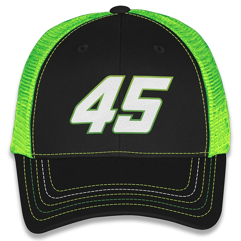 Men's 23XI Racing Black/Green Tyler Reddick Big Number Adjustable Hat