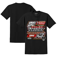 T-shirt noir 23XI Racing pour homme, vainqueur de la course Tyler Reddick 2024 FireKeepers Casino 400
