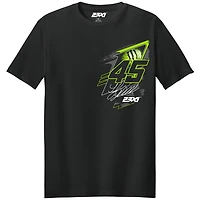 T-shirt noir 23XI Racing pour homme, motif voiture Beast de Tyler Reddick