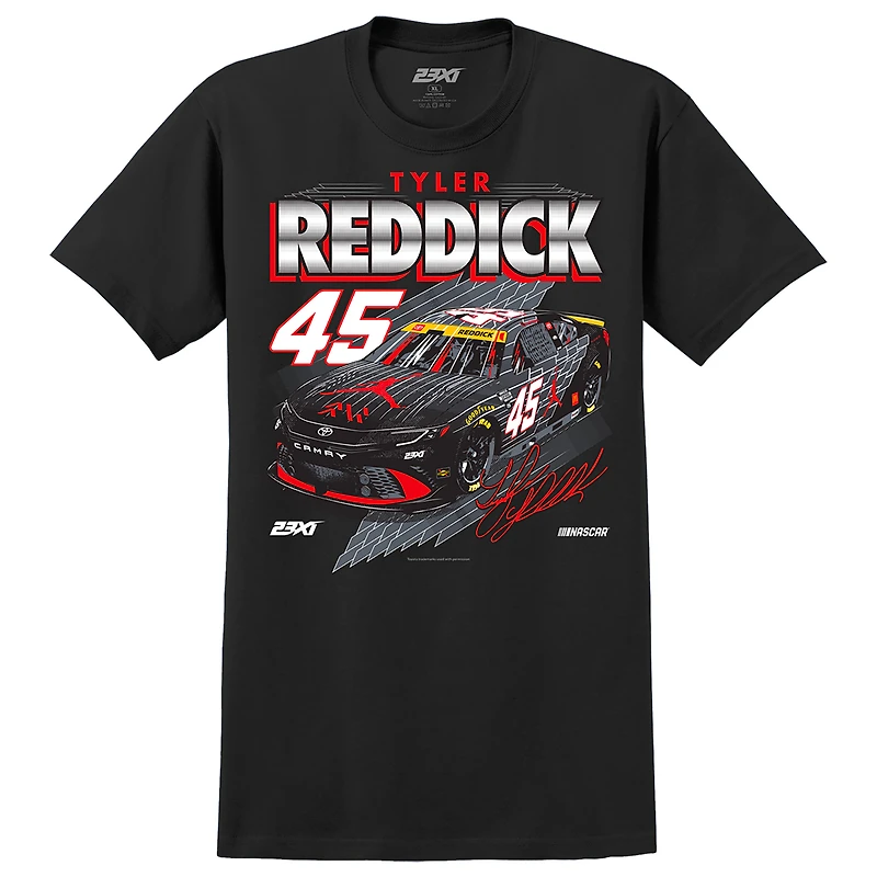 Men's 23XI Racing Black Tyler Reddick Jordan Brand Car T-Shirt