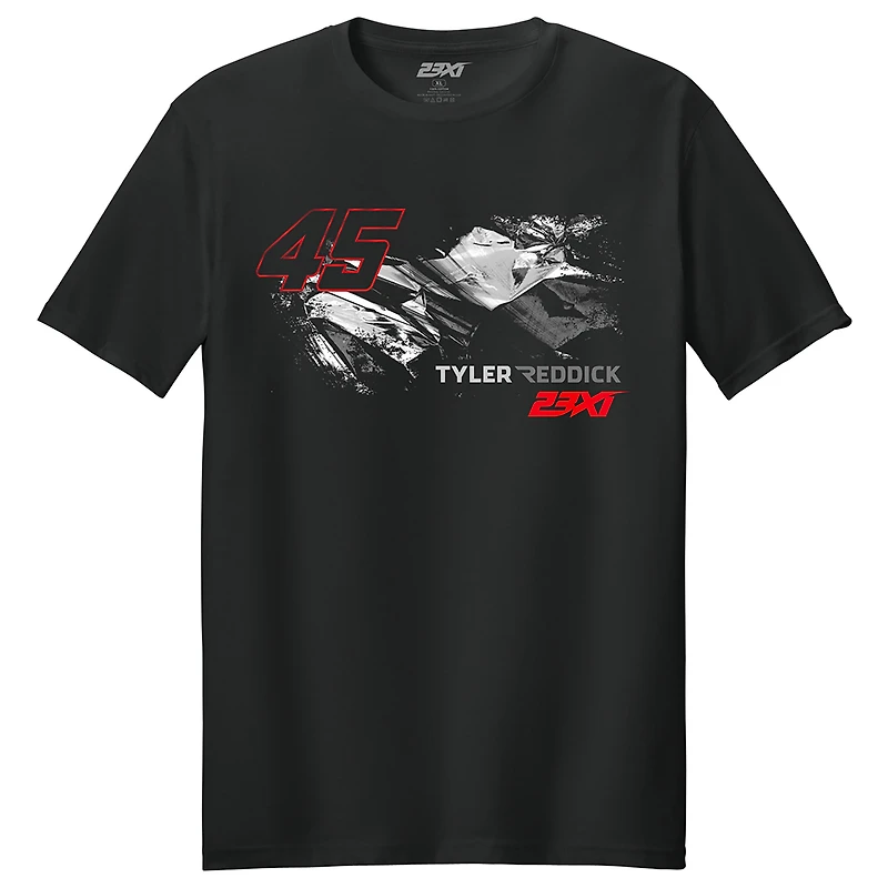 Men's 23XI Racing  Black Tyler Reddick Jordan Brand T-Shirt