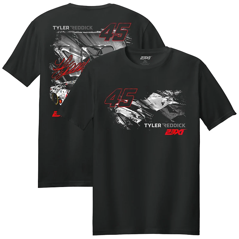 Men's 23XI Racing  Black Tyler Reddick Jordan Brand T-Shirt