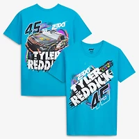 T-shirt homme 23XI Racing Teal Tyler Reddick #45 Chumba Tropical Car