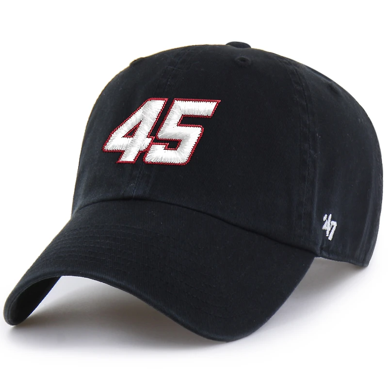 Casquette ajustable Tyler Reddick Clean Up noire pour homme, modèle 47