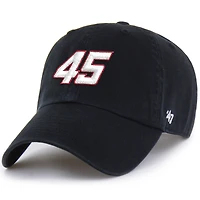 Casquette ajustable Tyler Reddick Clean Up noire pour homme, modèle 47