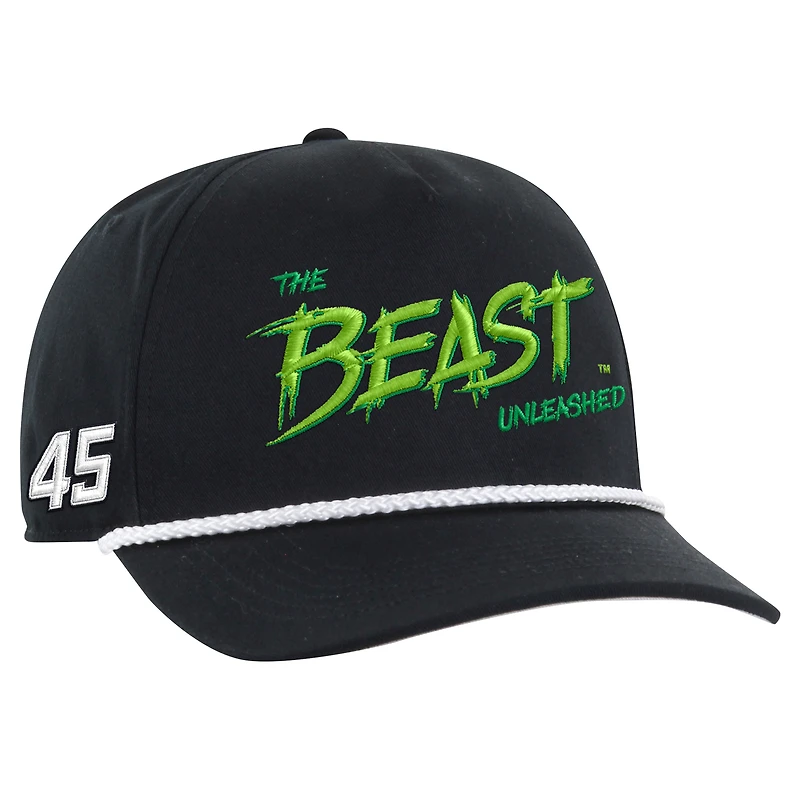 Men's '47 Black Tyler Reddick The Beast Triple Hit Rope Hitch Adjustable Hat